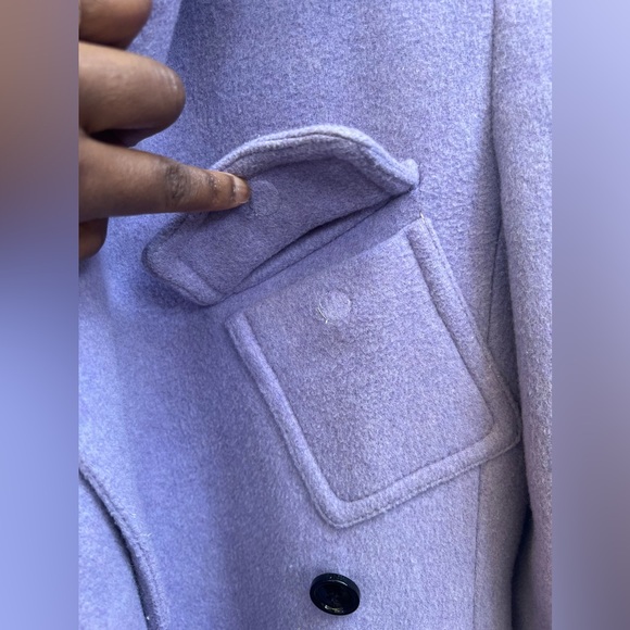 MANGO women’s lapels wool coat (size small) - Picture 6 of 8